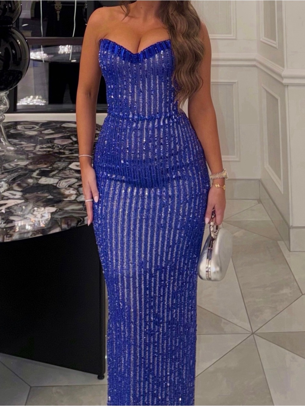 Albina Dyla - Sapphire Desire Dress